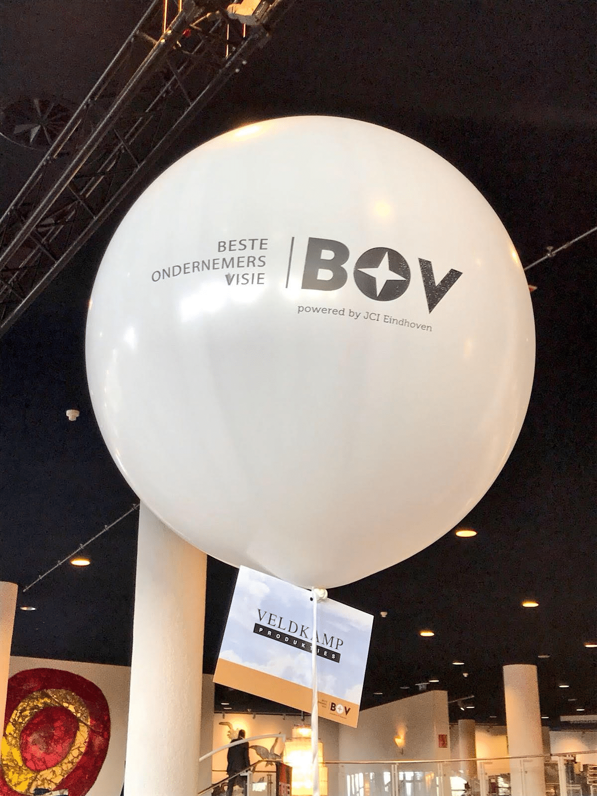 Ballon met logo van de BOV Awards