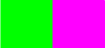 Groen-roze contrast