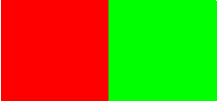 Rood-groen contrast